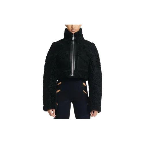 DION LEE Cropped Coats Women's Black