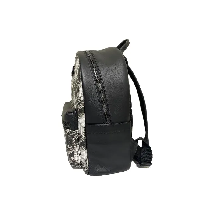 MCM Textile, Cow Leather, Artificial Leather Backpack Small Size Unisex Black-3