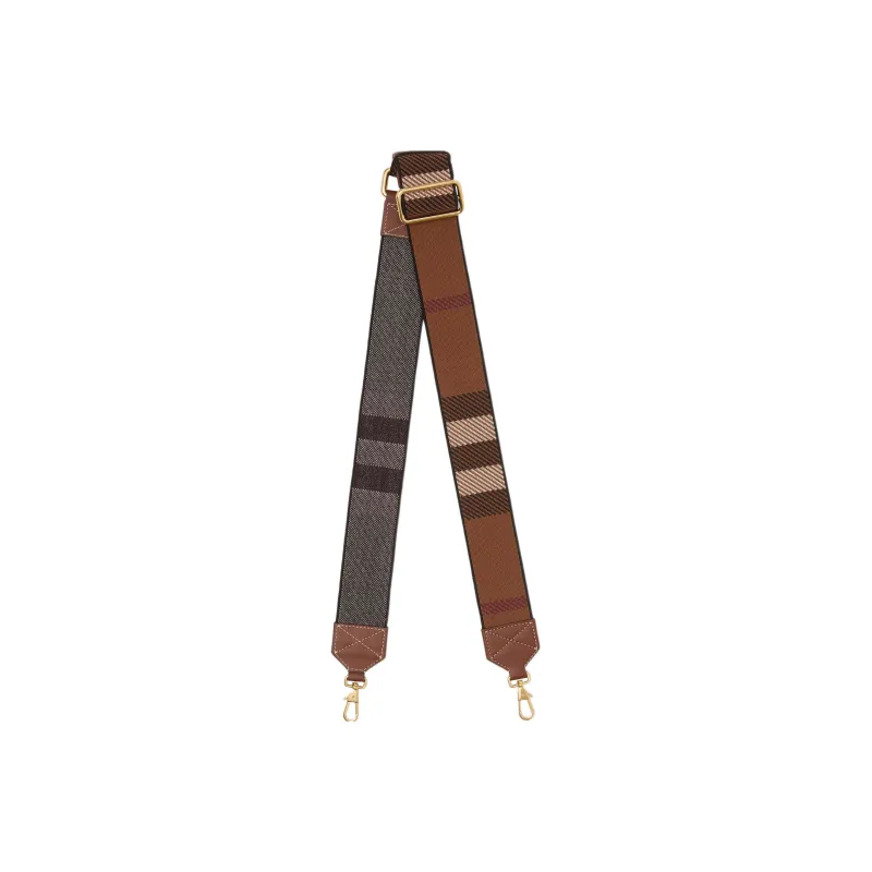 Burberry Bib & Brace Bag Strap Women's Dark Birch Woody Brown-0