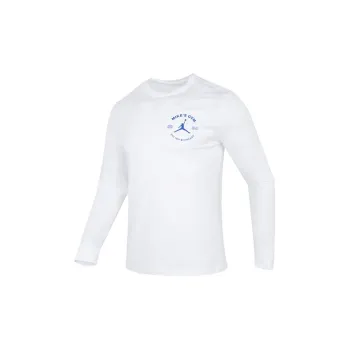 Jordan Set in Sleeve T Shirt Men's White