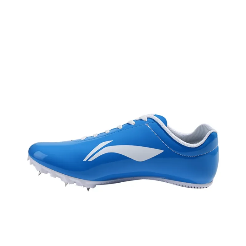 LiNing Breathable Coverage Impact Resistant Lightweight Low Top Running Shoes Unisex Blue White-1