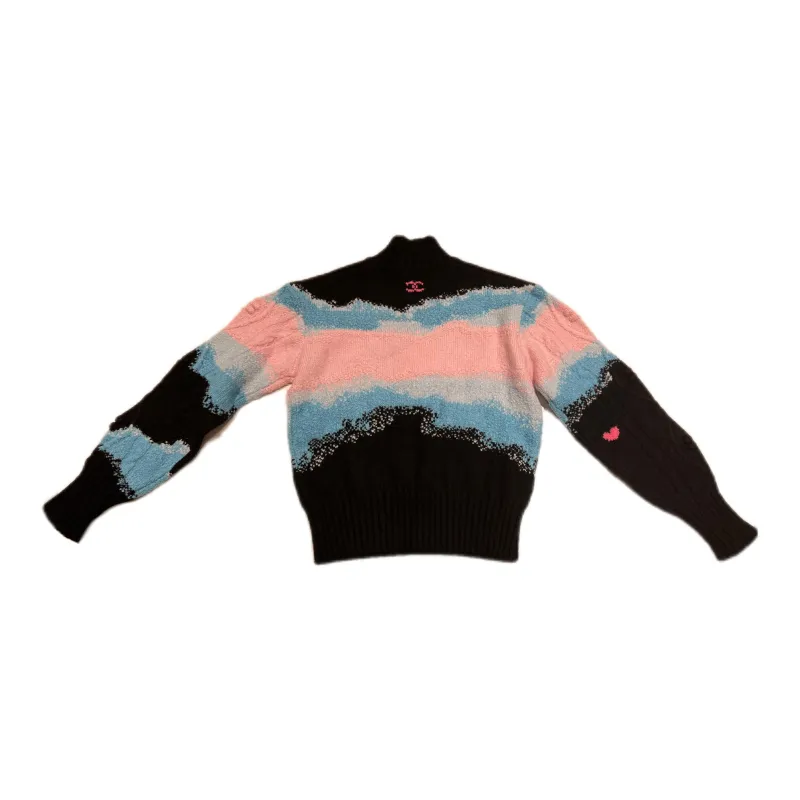 CHANEL FW22 Sweater Women's Spring Outfit Black-1