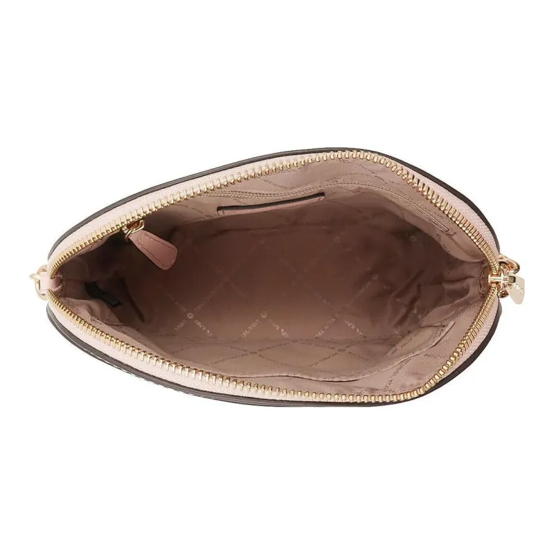 MICHAEL KORS Leather Dome Bag Crossbody Bag Women's Cream Pink-5