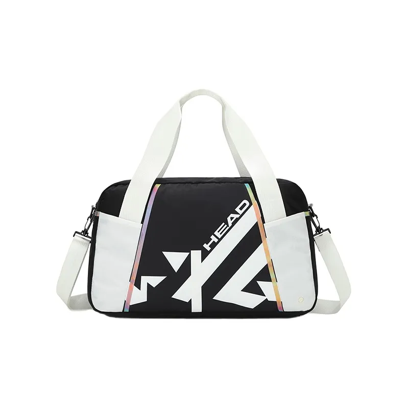 HEAD Polyester Travel Bag Large Size Unisex White Ink Color/Black Digital/Pink V Graph-4