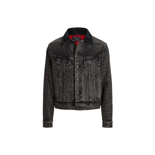 Polo Ralph Lauren Denim Jackets Men Black