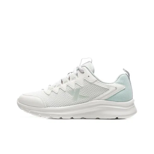 XTEP Running Shoes Women's Low Top Sail White/Foam Green
