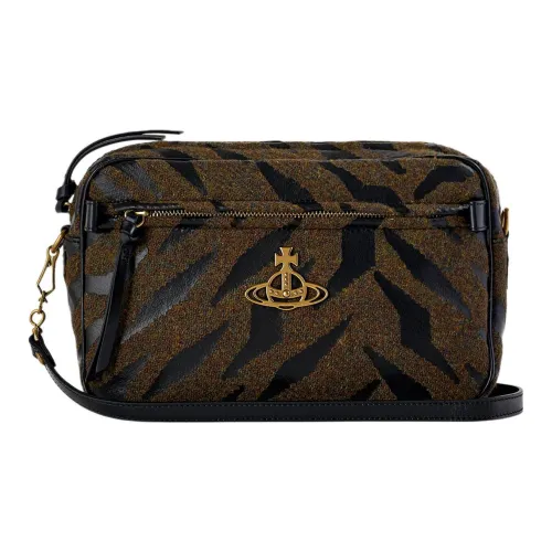 Vivienne Westwood LISA Wool Camera Bags Crossbody Bag Shoulder Bag Women's Brown