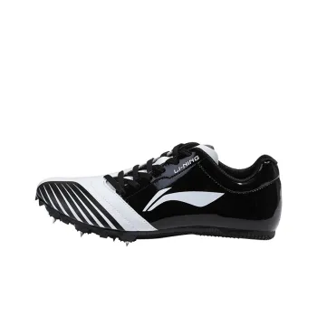 LiNing Slip Resistant And Abrasion Resistant Coverage Low Top Running Shoes Unisex Black White