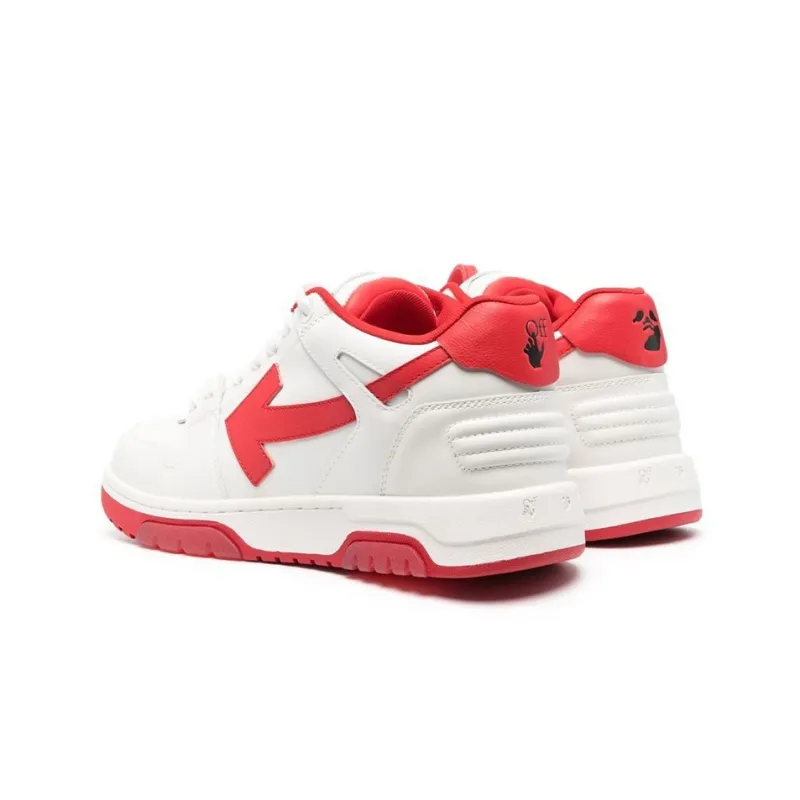 OFF WHITE Out Of Office Low Top Sneaker 'White Red'-3