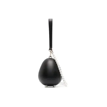 SIMONE ROCHA Viscose Egg Bag Handbag Extra Mini Women's Black