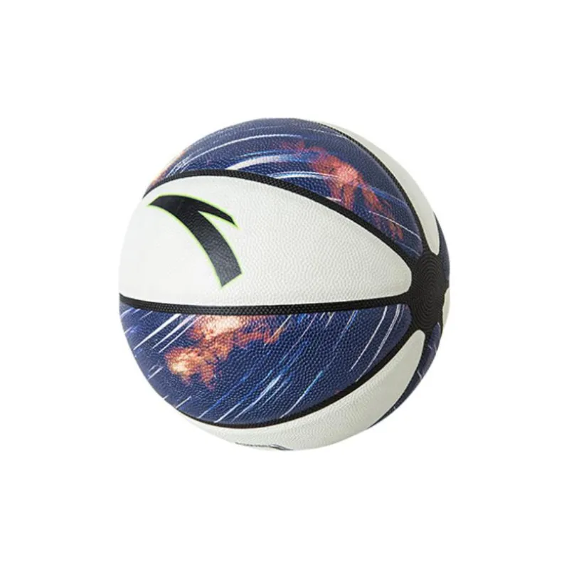 Anta Basketball Collection PU Basketball White Blue Size 76, Size 5, Size Training Competition-1