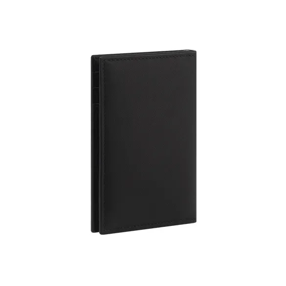 BVLGARI Serpenti Forever Calfskin Card Holder Unisex Black-1