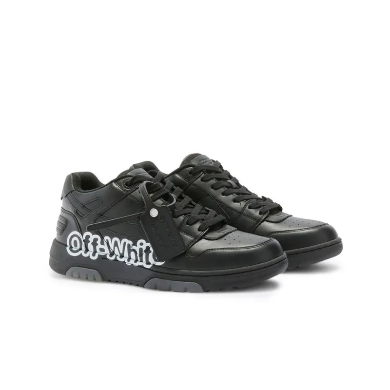 OFF WHITE Out Of Office Ooo Low Tops 'OFF WHITE' Black White-1