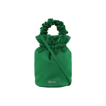 GANNI Bucket Bags Shoulder Bag Crossbody Bag Handbag Women's Kelly Green