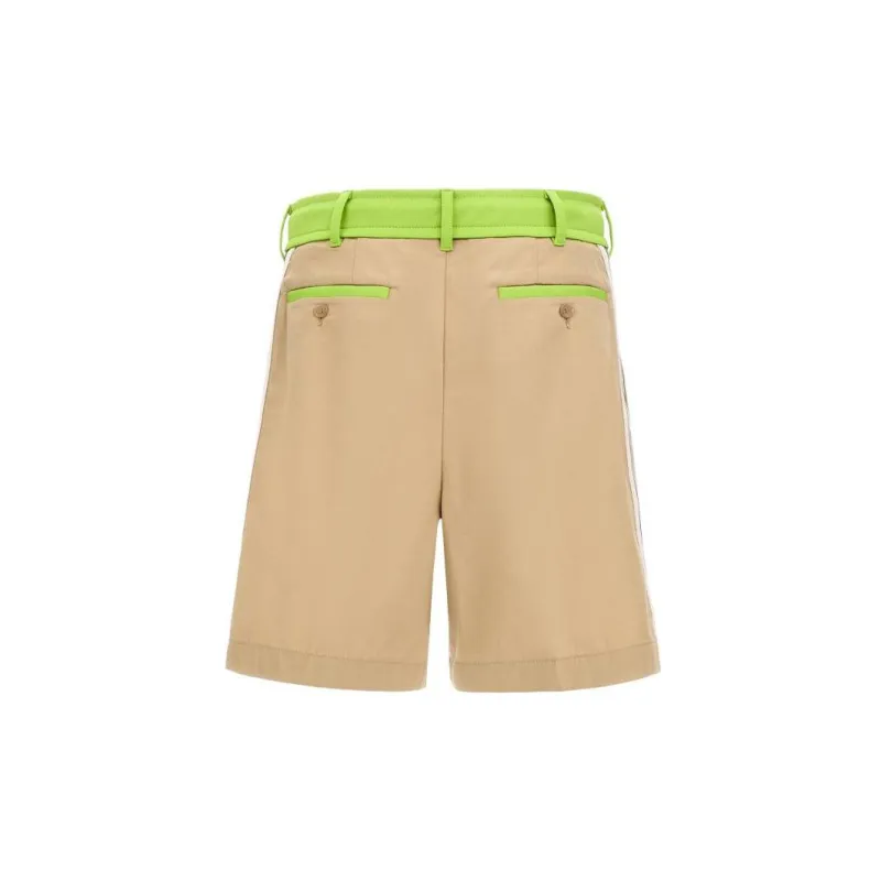 PALM ANGELS Track Belt Shorts-1