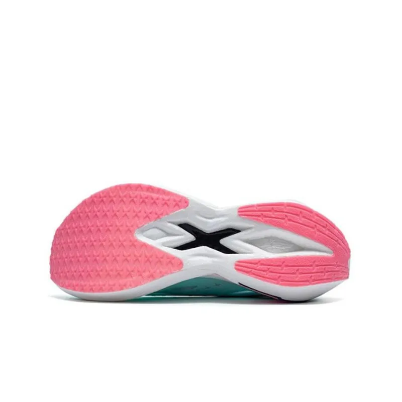 XTEP 160X 2.0 Pro Cushioning Anti Slip Wear Resistant Breathability Low Top Running Shoes Women's Blue-3