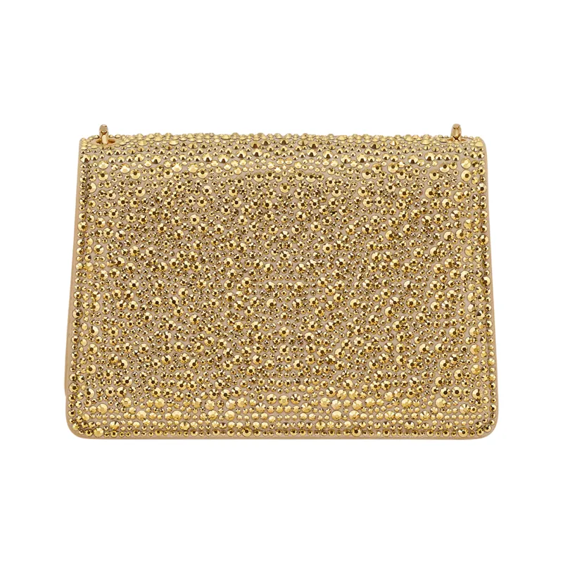 BVLGARI Serpenti Forever Suede Shoulder Bag Crossbody Bag Mini Women's Gold-2