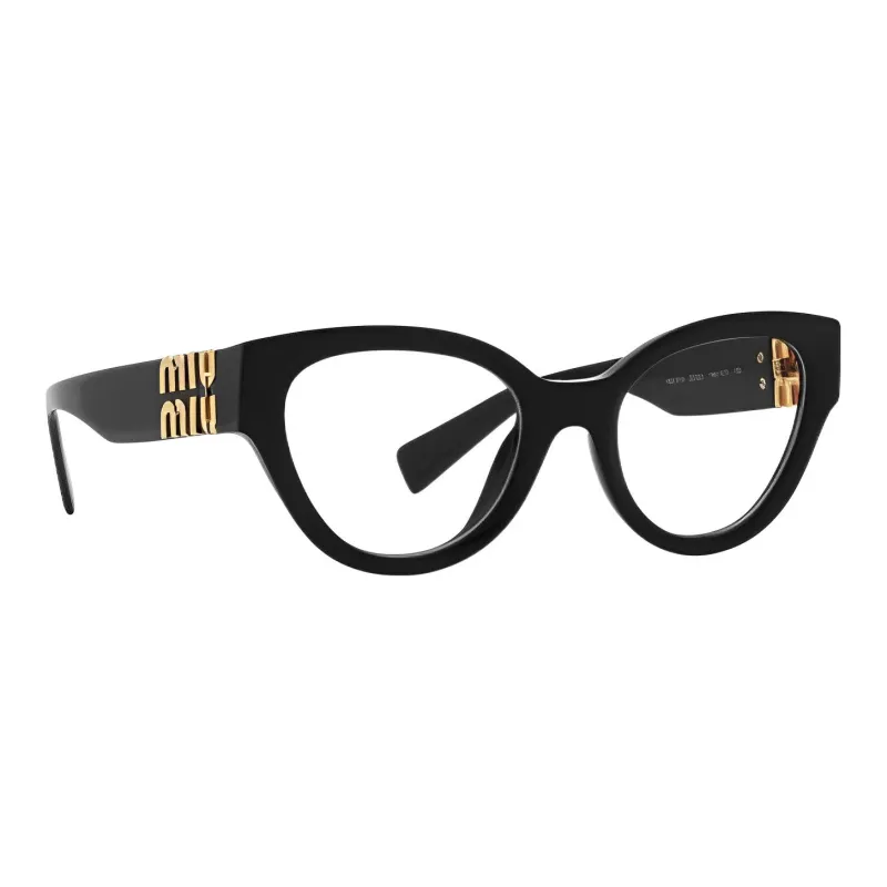 MIU MIU Logo plaque Round frame Glasses-2