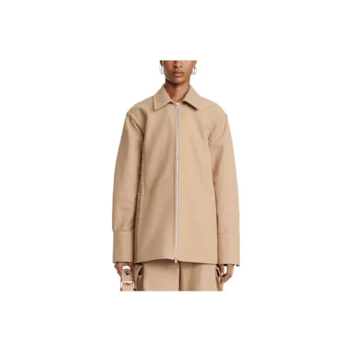 DION LEE Jackets Unisex Khaki