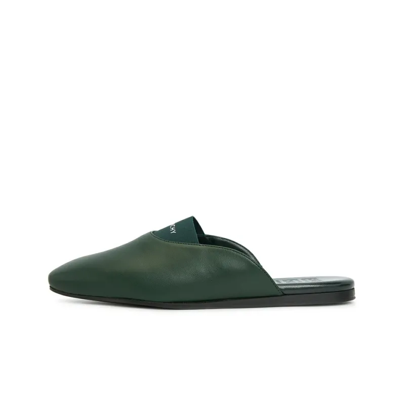 GIVENCHY Wrap toe Slippers Women's Green-0