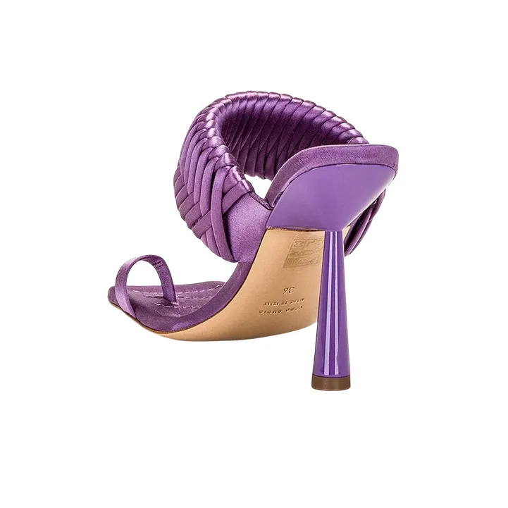 GIABORGHINI 110mm Woven Square-toe Sandals-4