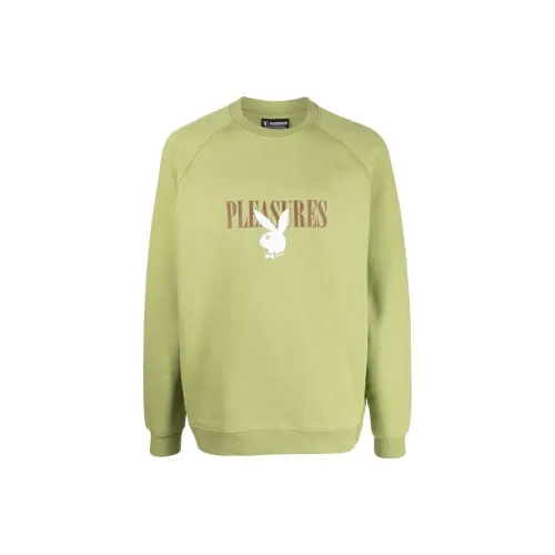 PLEASURES Sweatshirts Men Green