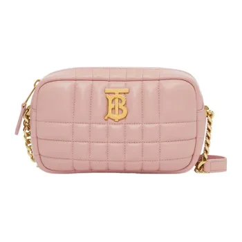 Burberry Lola Bag Lambskin Camera Bag, Crossbody Bag, Shoulder Bag Women's Pink