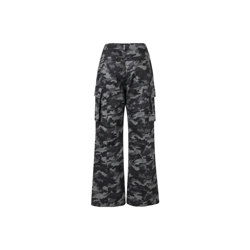 Dpercent Moderate Casual Pants Unisex Camouflage-1