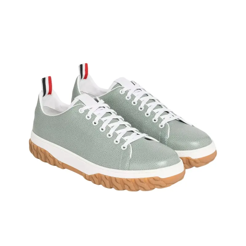 THOM BROWNE· Low Top Stylish Skateboarding Shoes Men's Green-1