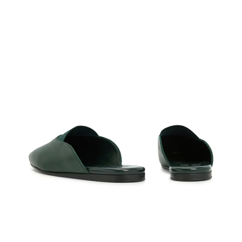 GIVENCHY Wrap toe Slippers Women's Green-4