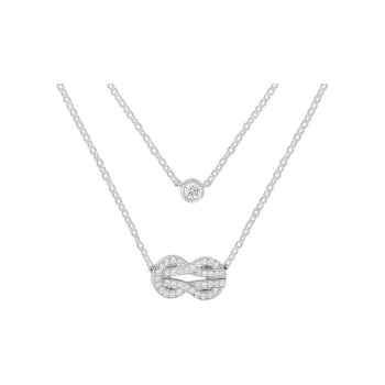 FRED Chance Infinie Series Necklaces Women's Silver