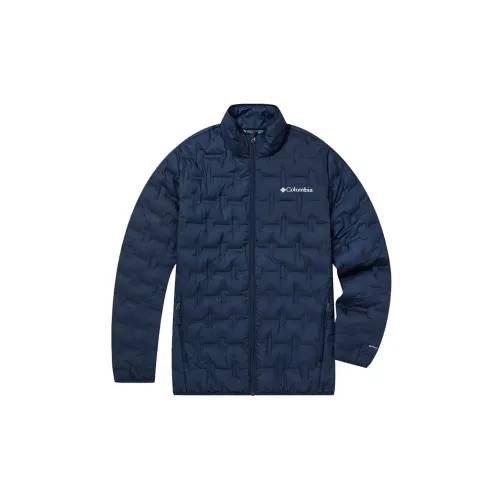 Columbia Down Jackets Men Blue