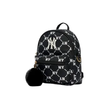 MLB Monogram Collection Polyester Backpack Mini Women's Black
