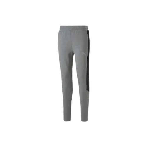 PUMA EVOSTRIPE Knitted Sweatpants Men Gray