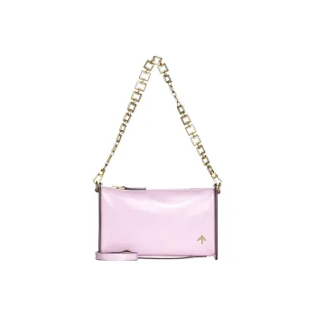 Manu Atelier Calfskin Crossbody Bag, Shoulder Bag Women's Pink