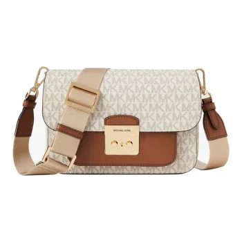 MICHAEL KORS Sloan Editor Medium Signature Logo Messenger Bag