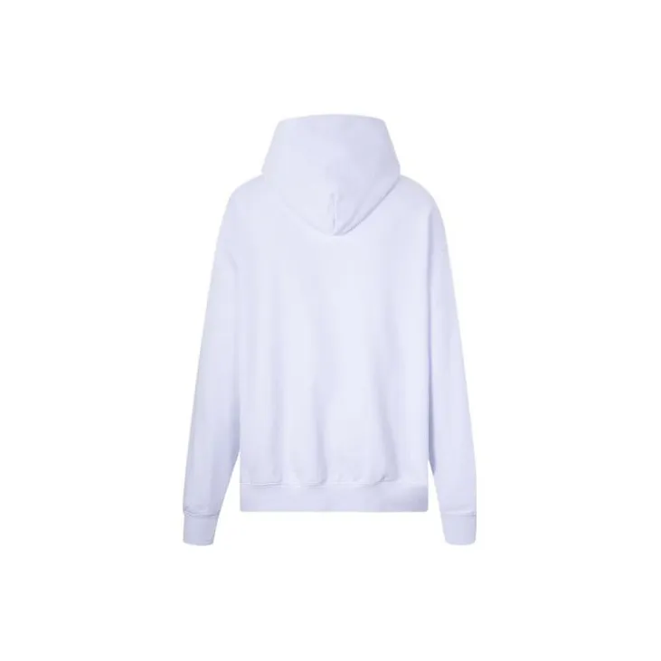 Maison Margiela Logo Printed Long Sleeved Hoodie-1