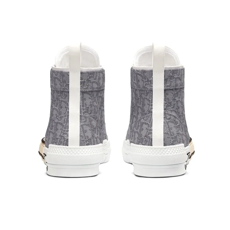 DIOR B23 High Top Ruthenium Colored Oblique Jacquard-4