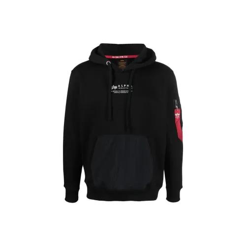 Alpha Industries Sweatshirts Men Black