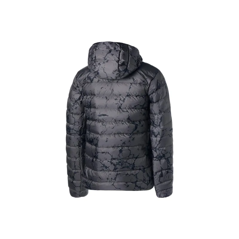 PUMA POWER Camouflage Hooded Down Jacket Men's Black-1
