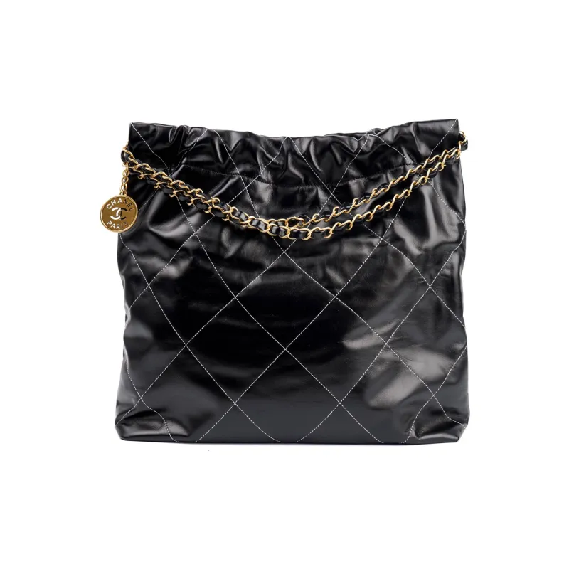 CHANEL 22 Handbag Black-2