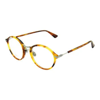 DIOR Plate And Metal Round Optical Glasses Unisex
