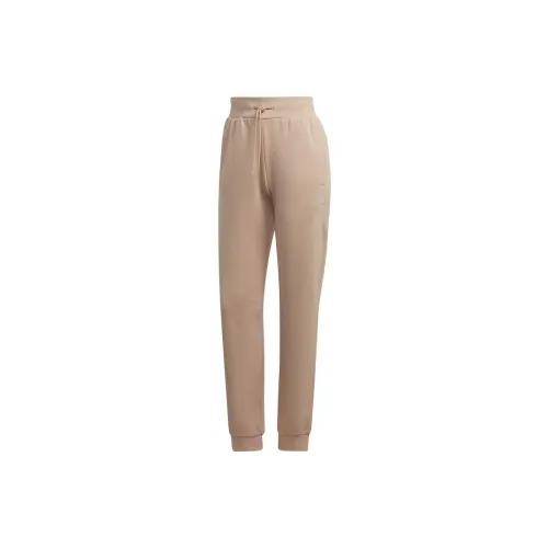 Adidas Originals ESSENTIAL SLIM JOGGERS Knitted Sweatpants Women's Beige