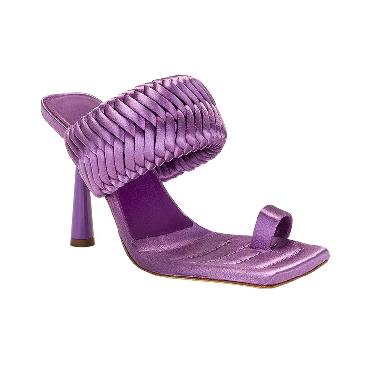 GIABORGHINI 110mm Woven Square-toe Sandals-2