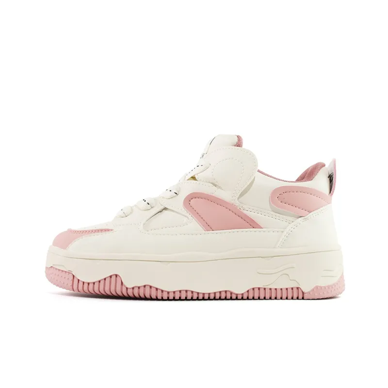 Warrior Skateboard Shoes Women's Beige Pink-0