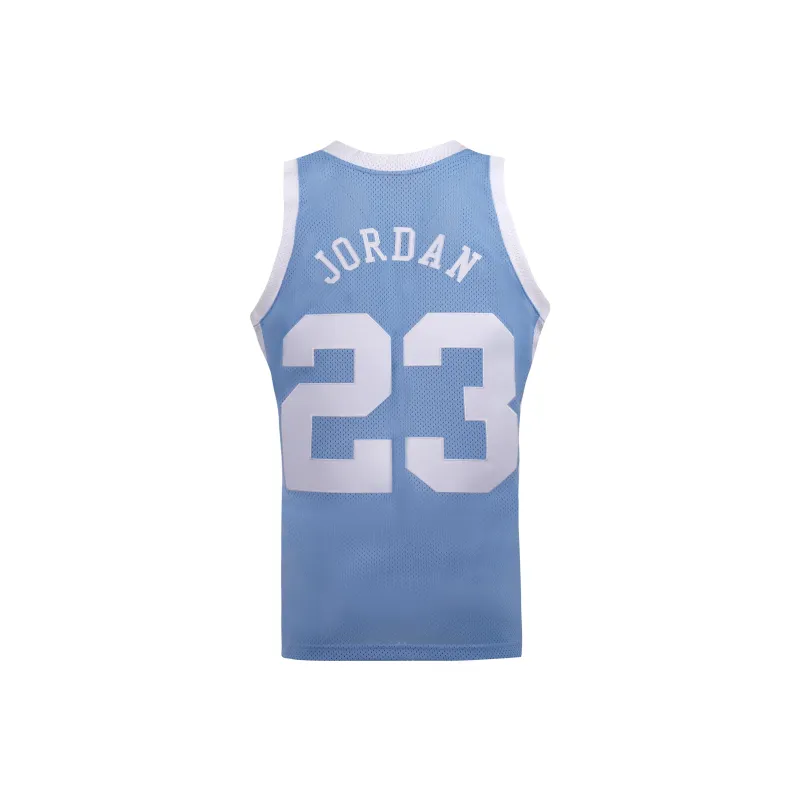 Mitchell Ness Basketball Jerseys Unisex Light Blue-3