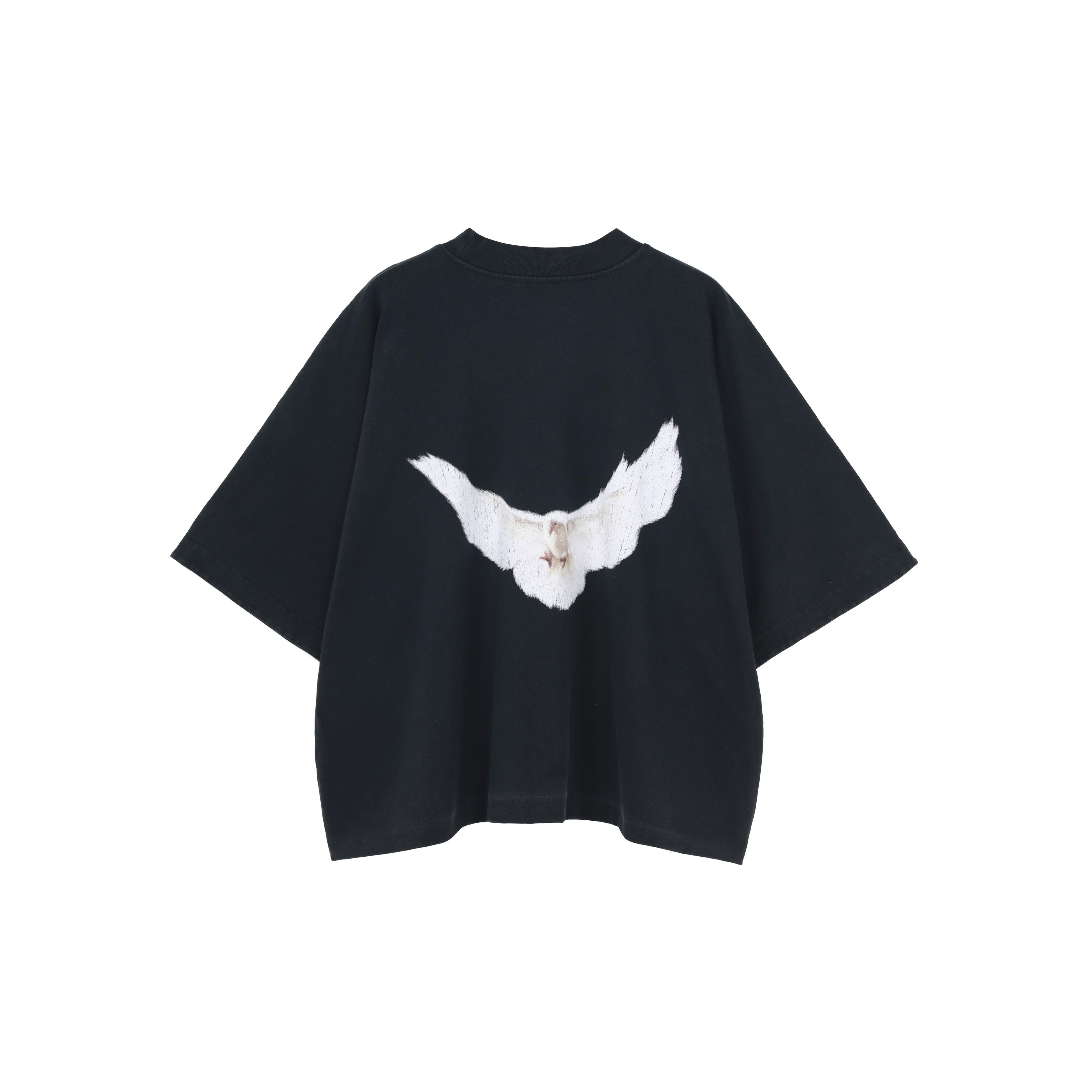 Yeezy x gap X balencigia 3/4 seemed tee NEW outlet (black)