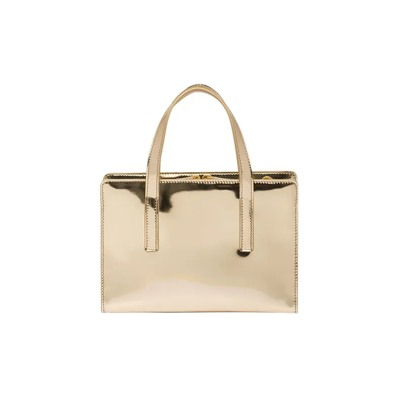 PRADA Re-Edition Leather Tote Bag Shopping Bag Shoulder Bag Crossbody Bag Handbag Mini Women's Gold-2