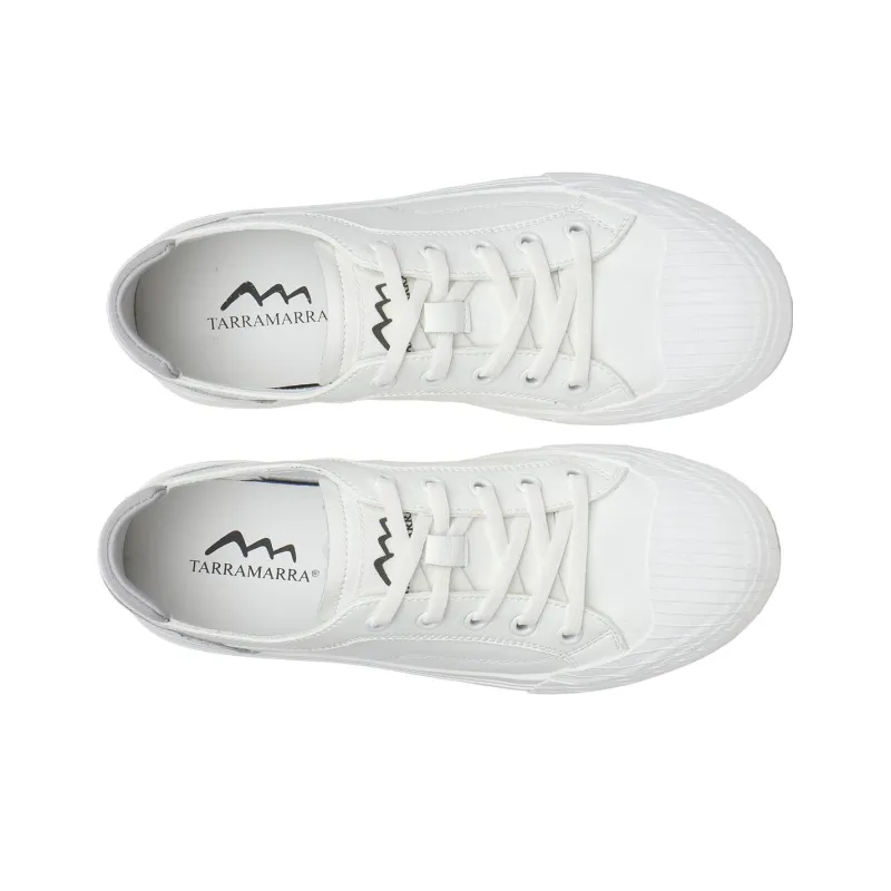 TARRAMARRA Skateboard Shoes Women's Low-Top White-3
