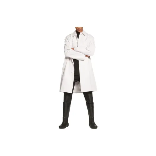 Balenciaga Trench Coats Men White